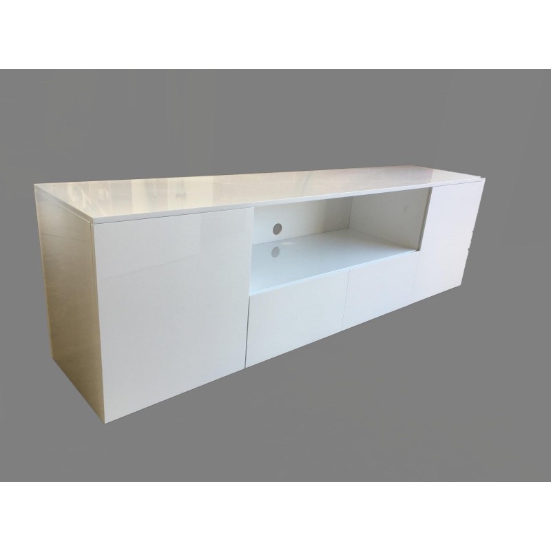 "Cubic" Custom Made High Gloss Polyurethane Wall Unit TV Unit Display Cabinet